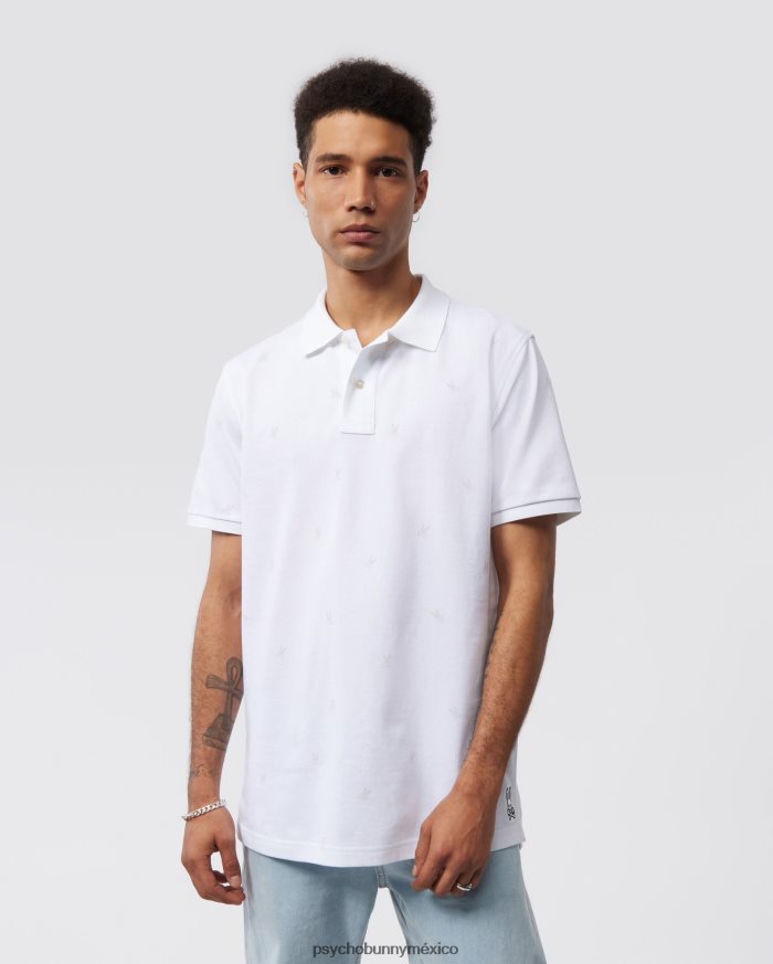 polo de moda para hombre lands birdeye blancoR4642221 Psycho Bunny