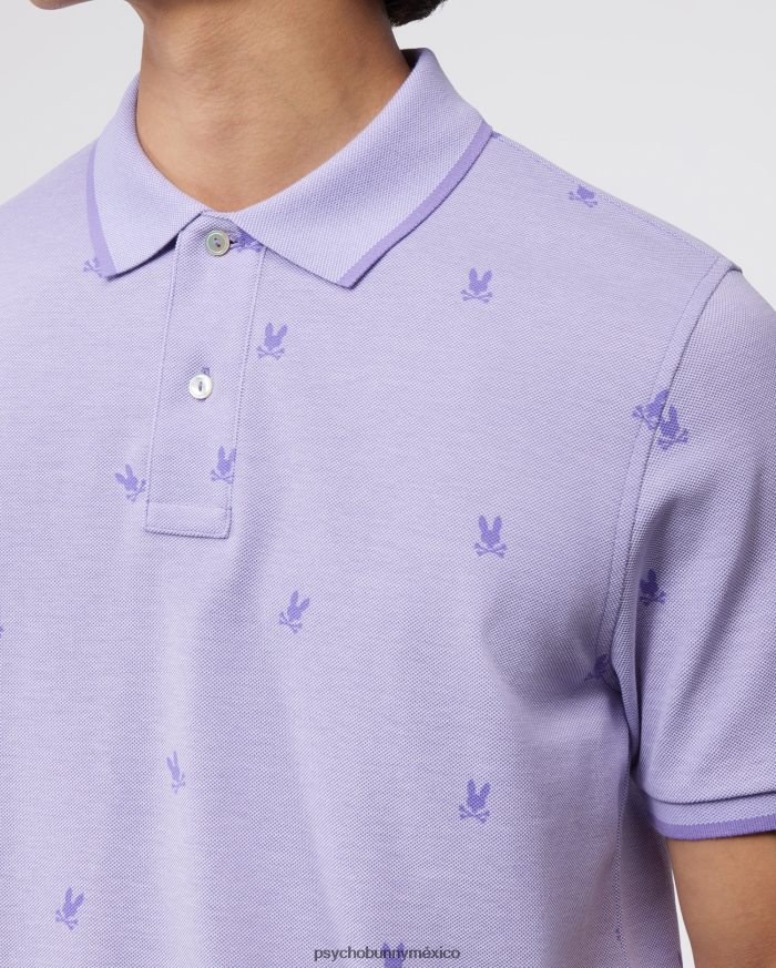 polo de moda para hombre lands birdeye lavandaR464225 Psycho Bunny