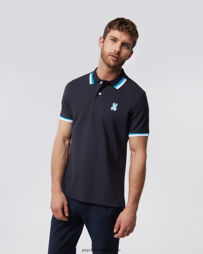 polo de moda pisani piqué para hombre ArmadaR4642219 Psycho Bunny