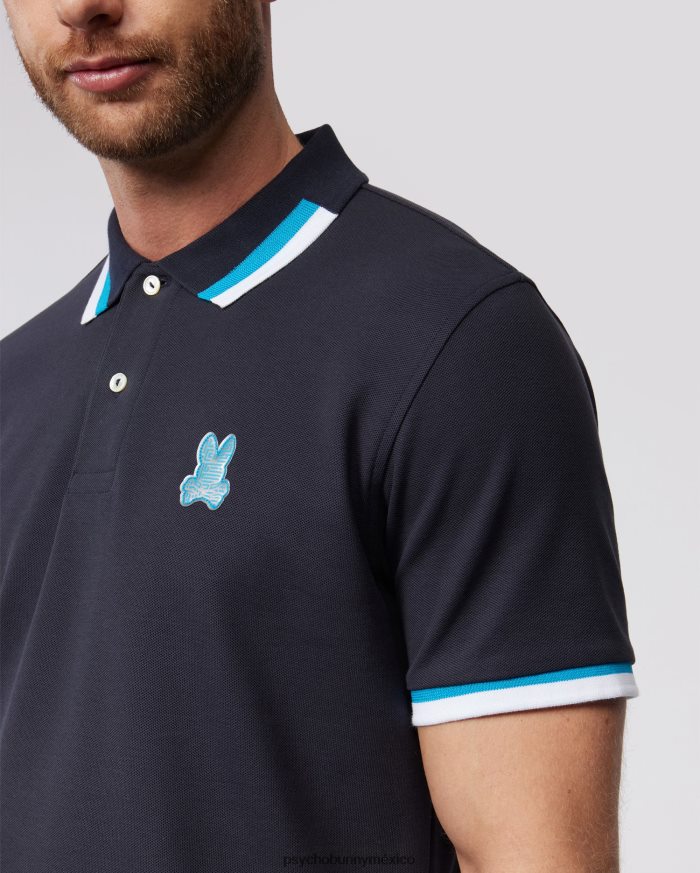 polo de moda pisani piqué para hombre ArmadaR4642219 Psycho Bunny