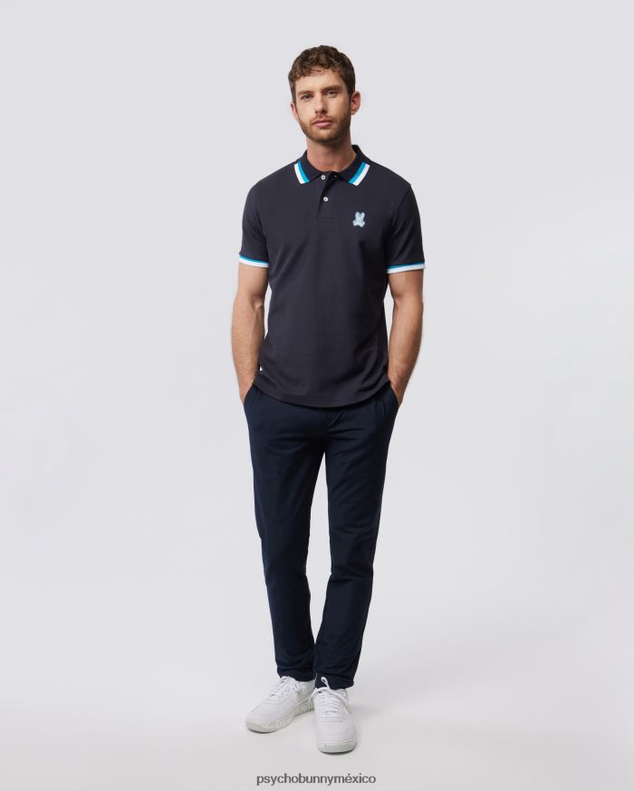 polo de moda pisani piqué para hombre ArmadaR4642219 Psycho Bunny