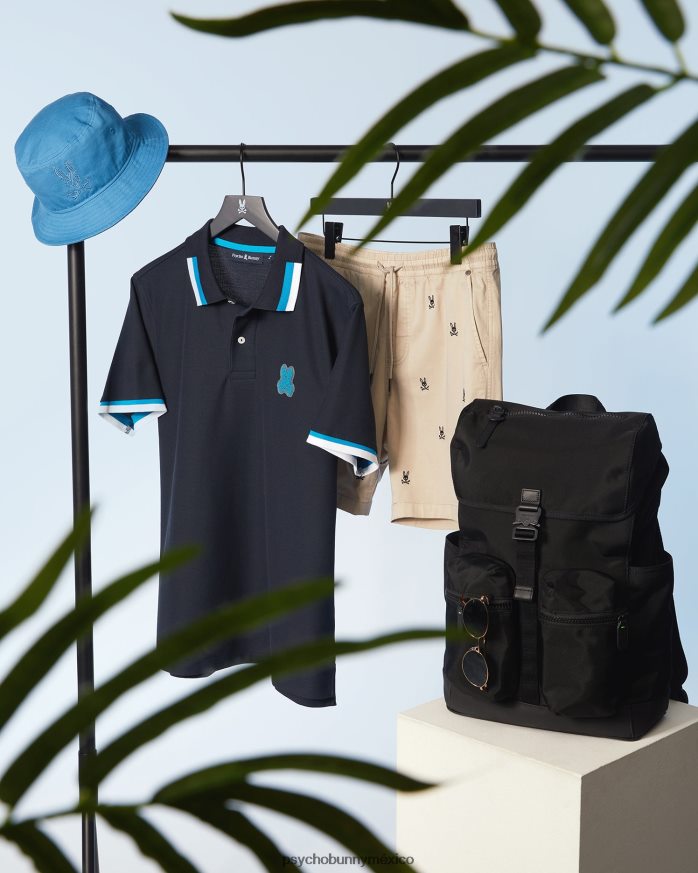 polo de moda pisani piqué para hombre ArmadaR4642219 Psycho Bunny