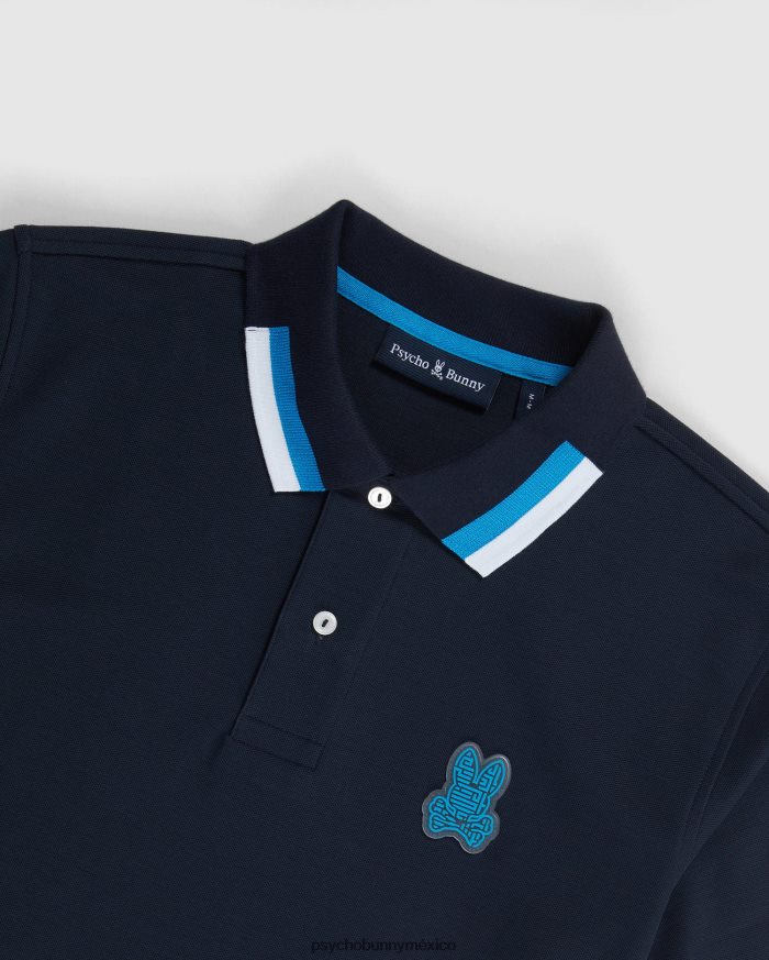 polo de moda pisani piqué para hombre ArmadaR4642219 Psycho Bunny