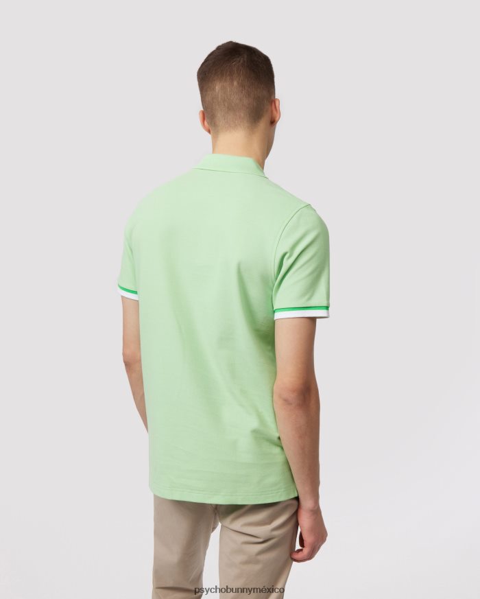 polo de moda pisani piqué para hombre menta heladaR464223 Psycho Bunny