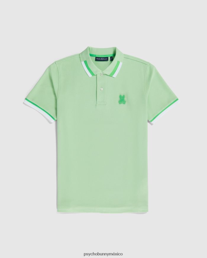 polo de moda pisani piqué para hombre menta heladaR464223 Psycho Bunny