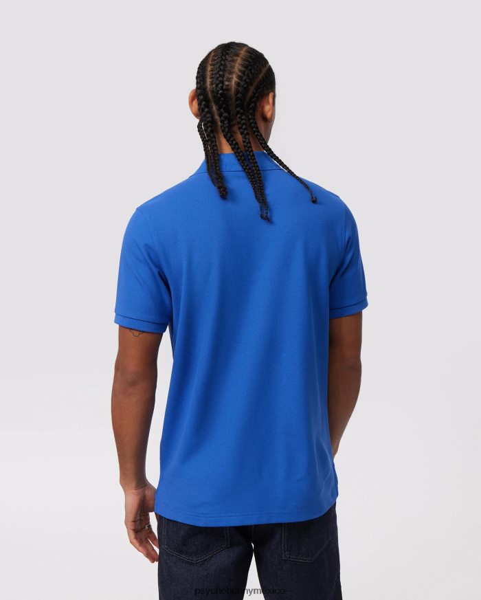 polo de piqué clásico para hombre azul brillanteR4642257 Psycho Bunny