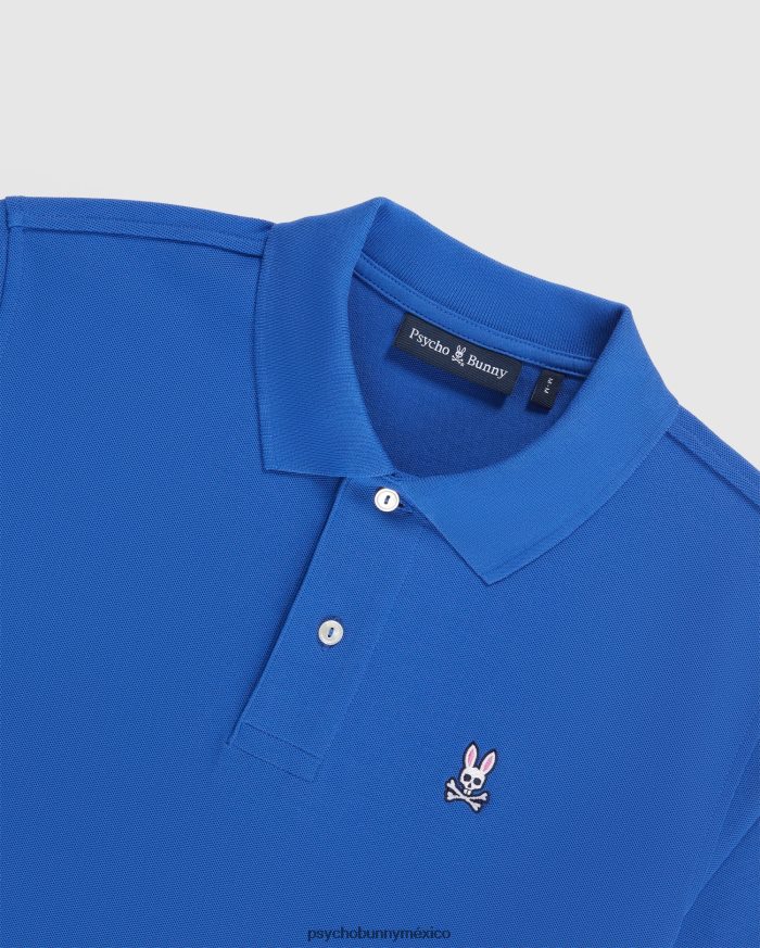 polo de piqué clásico para hombre azul brillanteR4642257 Psycho Bunny