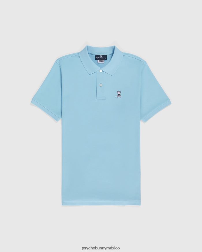 polo de piqué clásico para hombre cielo azulR4642255 Psycho Bunny