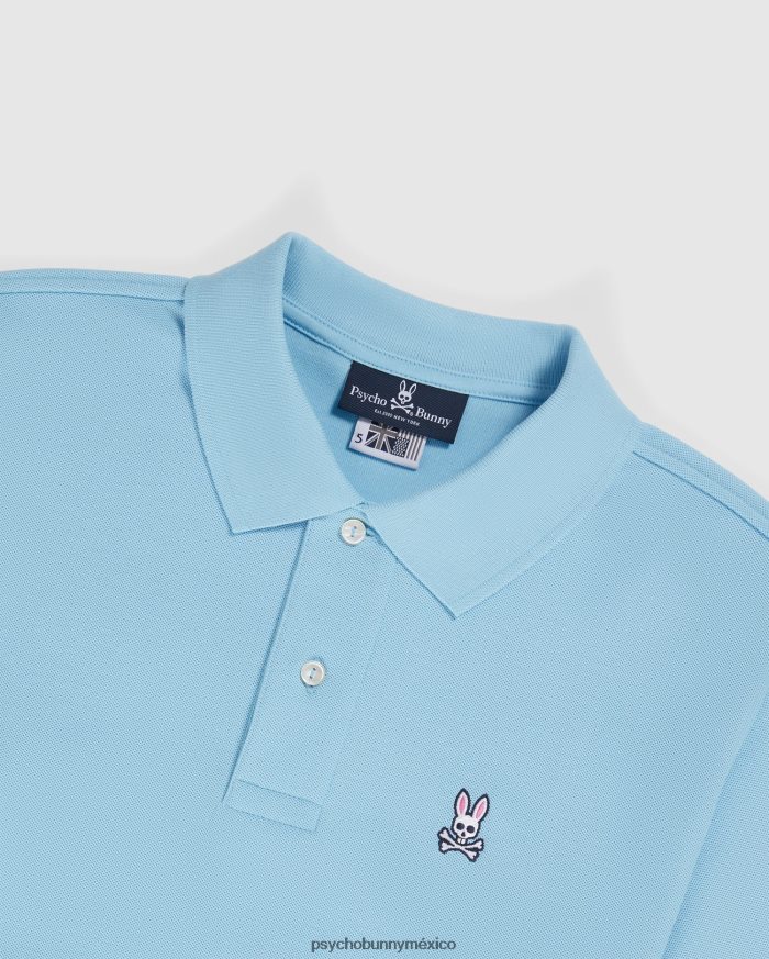 polo de piqué clásico para hombre cielo azulR4642255 Psycho Bunny