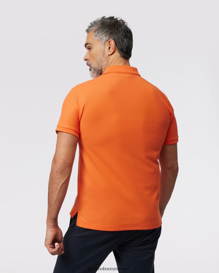 polo de piqué clásico para hombre ibis escarlataR4642242 Psycho Bunny