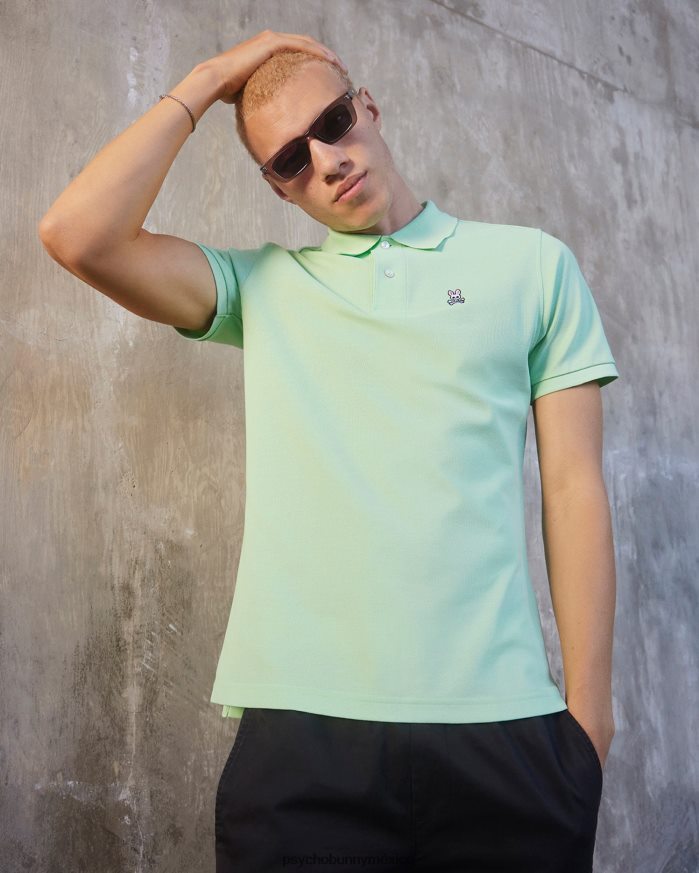 polo de piqué clásico para hombre menta heladaR4642250 Psycho Bunny