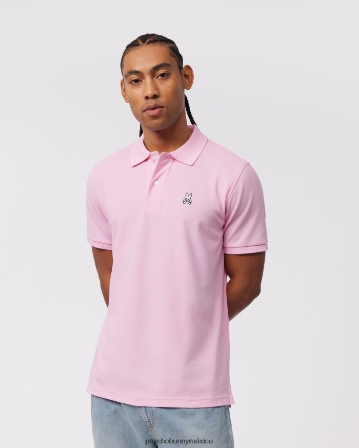 polo de piqué clásico para hombre rosa puroR4642217 Psycho Bunny