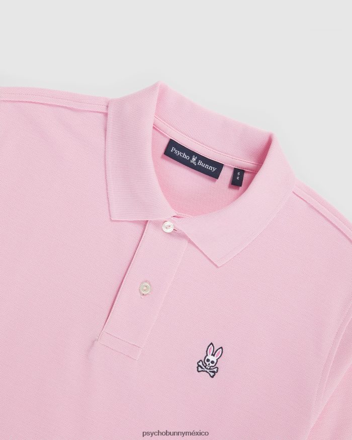 polo de piqué clásico para hombre rosa puroR4642217 Psycho Bunny