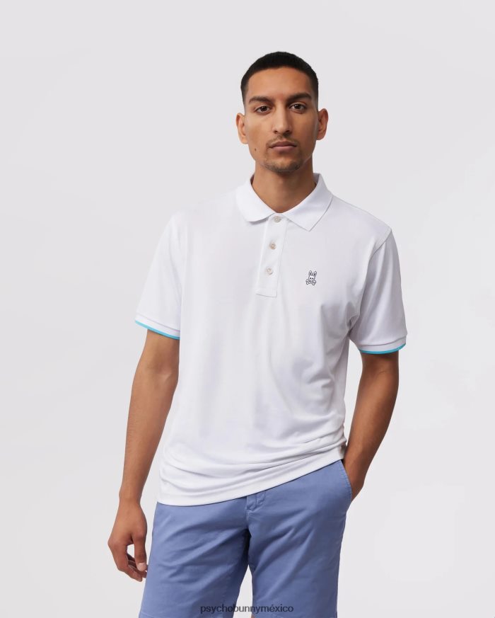 polo deportivo burnside para hombre blancoR4642247 Psycho Bunny