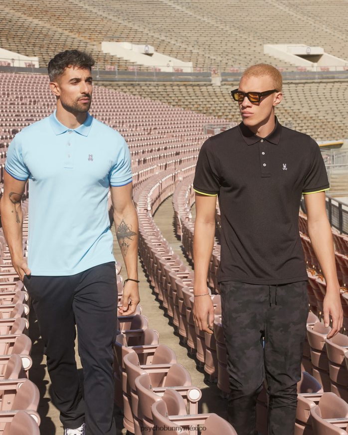 polo deportivo burnside para hombre cielo azulR464229 Psycho Bunny