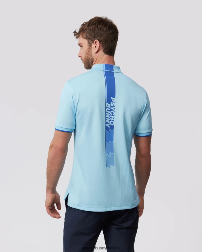 polo deportivo burnside para hombre cielo azulR464229 Psycho Bunny