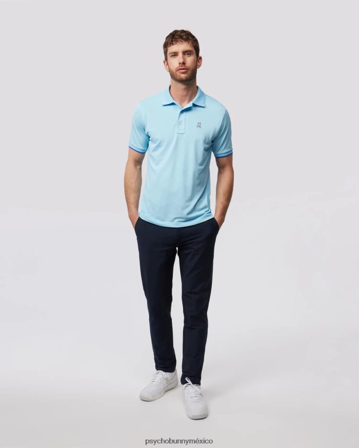 polo deportivo burnside para hombre cielo azulR464229 Psycho Bunny
