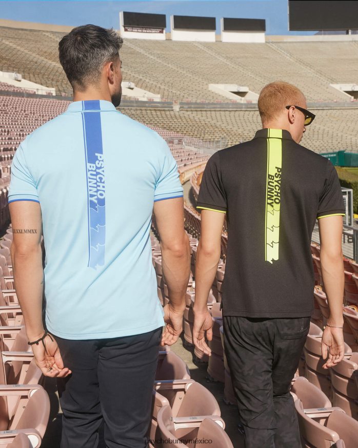 polo deportivo burnside para hombre cielo azulR464229 Psycho Bunny