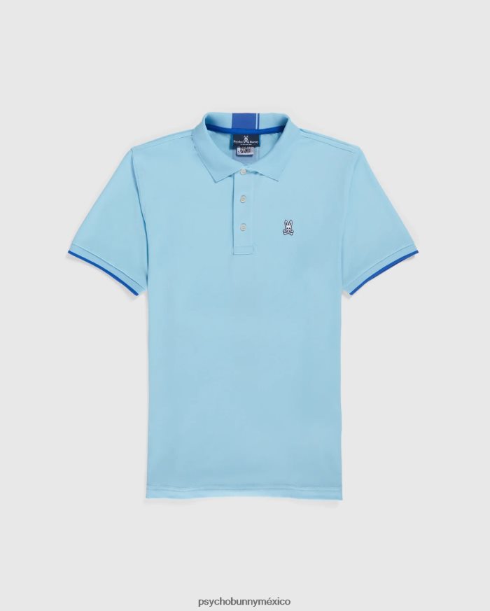 polo deportivo burnside para hombre cielo azulR464229 Psycho Bunny