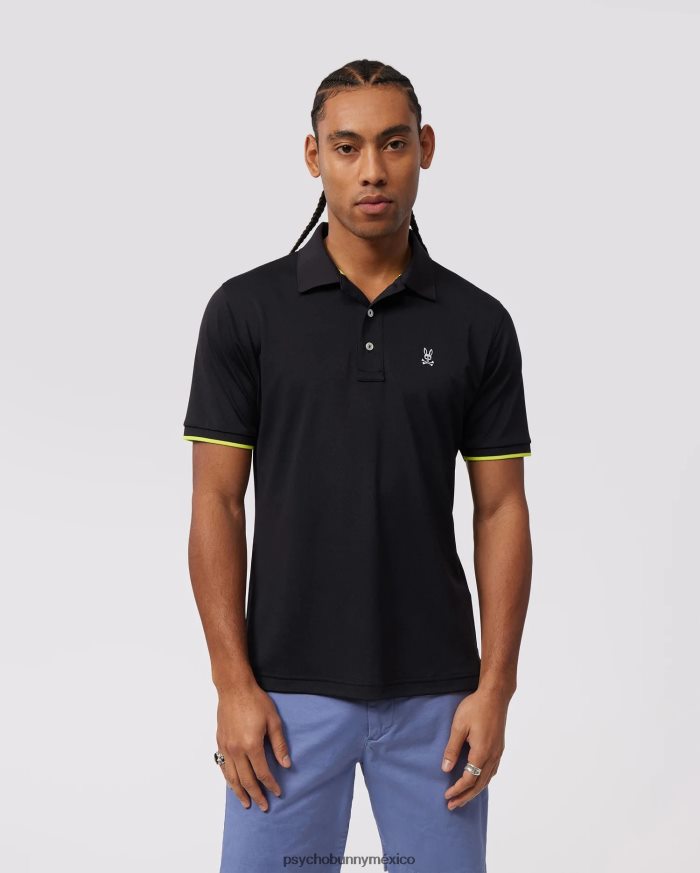 polo deportivo burnside para hombre negroR4642230 Psycho Bunny