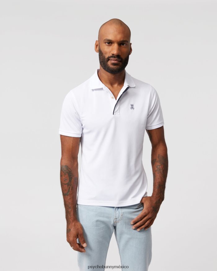 polo deportivo otis para hombre blancoR4642287 Psycho Bunny