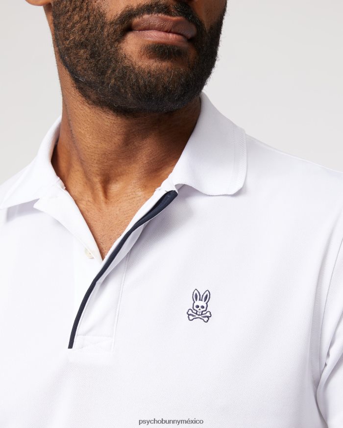 polo deportivo otis para hombre blancoR4642287 Psycho Bunny