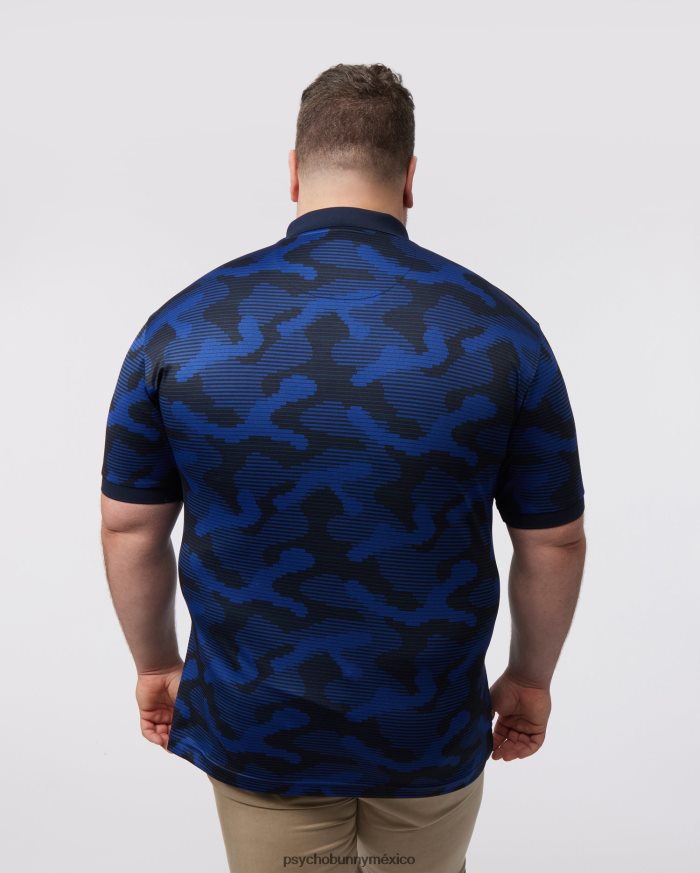 polo huston sport aop grande y alto para hombre ArmadaR46422394 Psycho Bunny