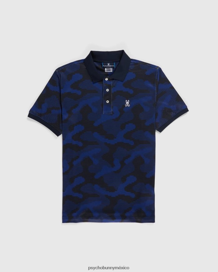 polo huston sport aop grande y alto para hombre ArmadaR46422394 Psycho Bunny