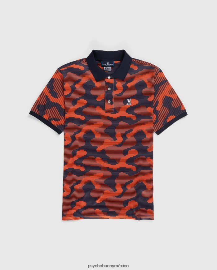 polo huston sport aop hombre ibis escarlataR4642243 Psycho Bunny