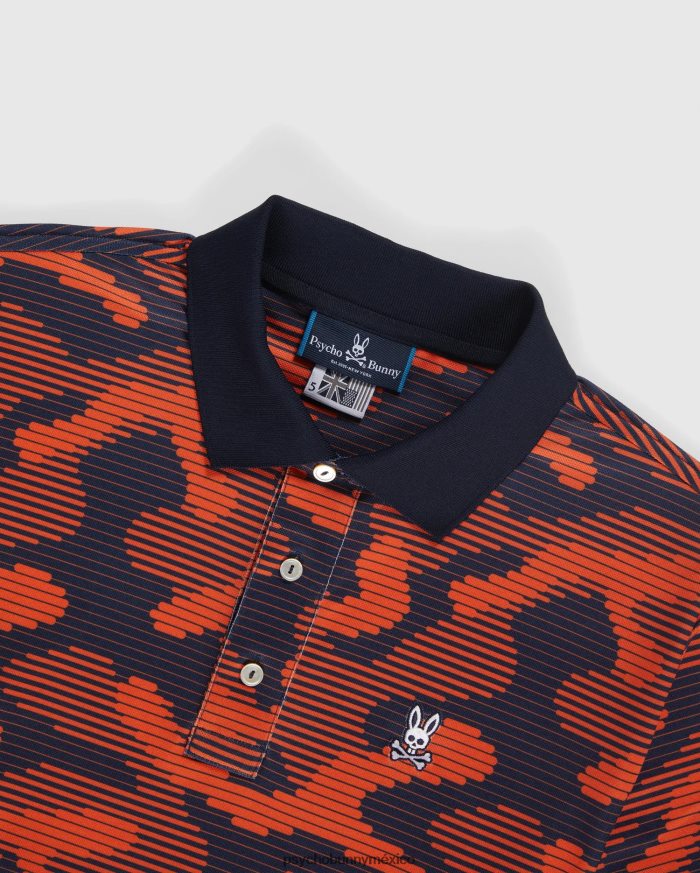 polo huston sport aop hombre ibis escarlataR4642243 Psycho Bunny