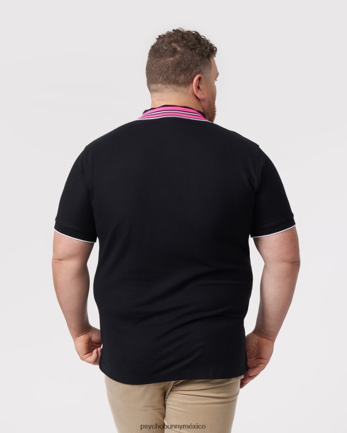 polo newell fashion para hombre grande y alto negroR46422427 Psycho Bunny