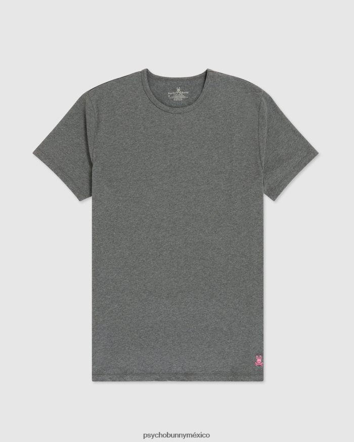 Ropa interior para hombre, paquete de 2 camisetas con cuello redondo. R46422747 Psycho Bunny