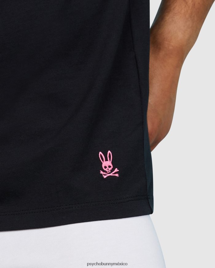 Ropa interior para hombre, paquete de 2 camisetas con cuello redondo. negroR46422756 Psycho Bunny