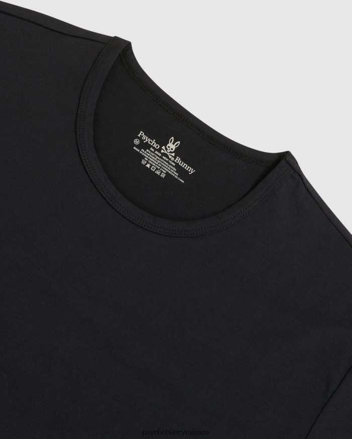 Ropa interior para hombre, paquete de 2 camisetas con cuello redondo. negroR46422756 Psycho Bunny