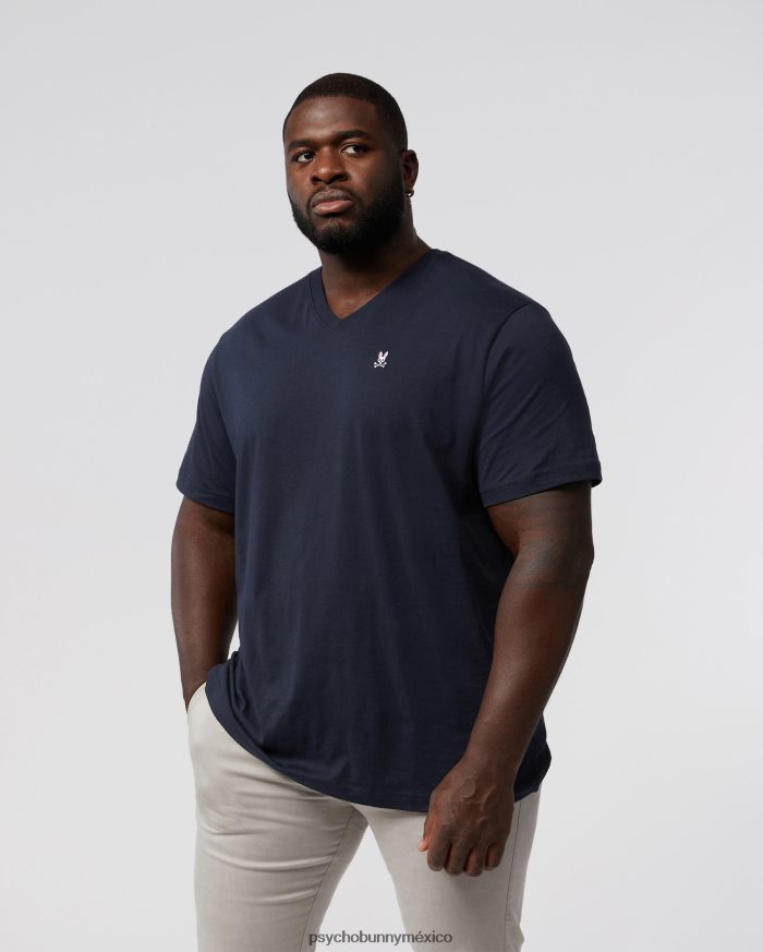 camiseta clásica con cuello en v grande y alto para hombre ArmadaR46422412 Psycho Bunny