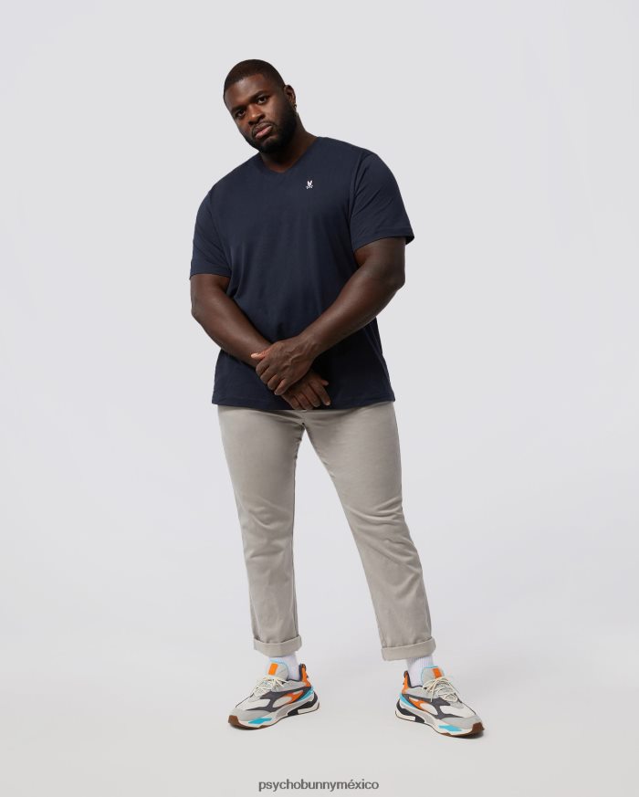 camiseta clásica con cuello en v grande y alto para hombre ArmadaR46422412 Psycho Bunny