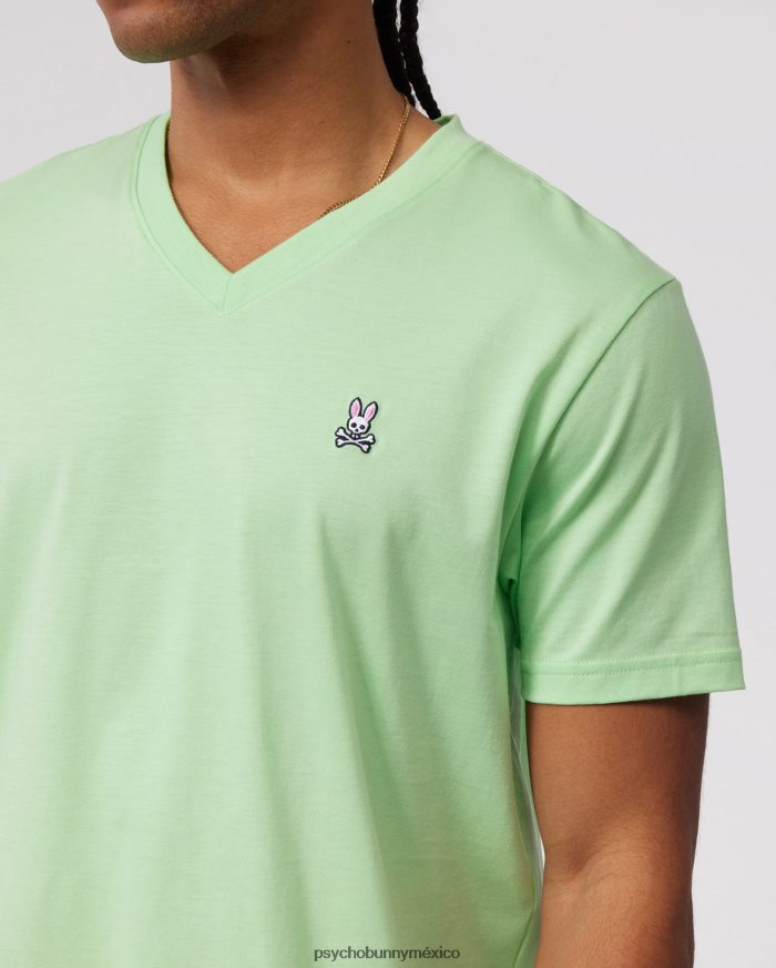 camiseta clásica con cuello en v para hombre menta heladaR46422111 Psycho Bunny