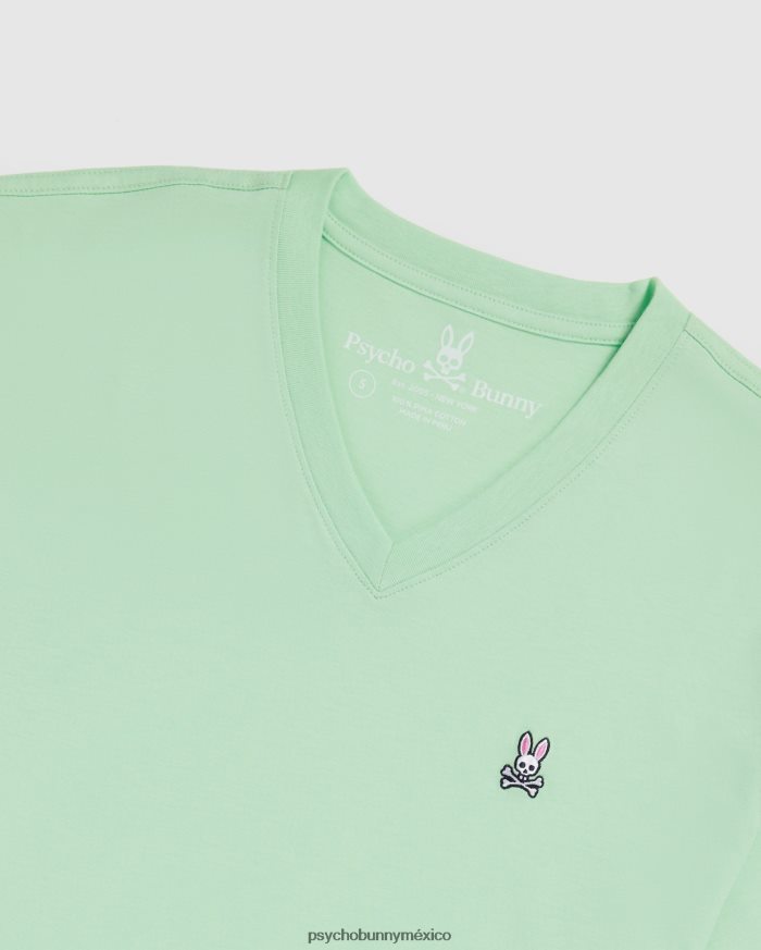 camiseta clásica con cuello en v para hombre menta heladaR46422111 Psycho Bunny