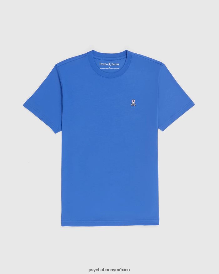 camiseta clásica con cuello redondo para hombre azul brillanteR46422120 Psycho Bunny