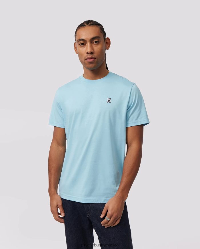 camiseta clásica con cuello redondo para hombre cielo azulR46422176 Psycho Bunny