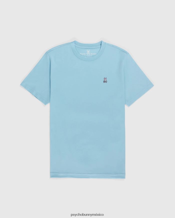 camiseta clásica con cuello redondo para hombre cielo azulR46422176 Psycho Bunny