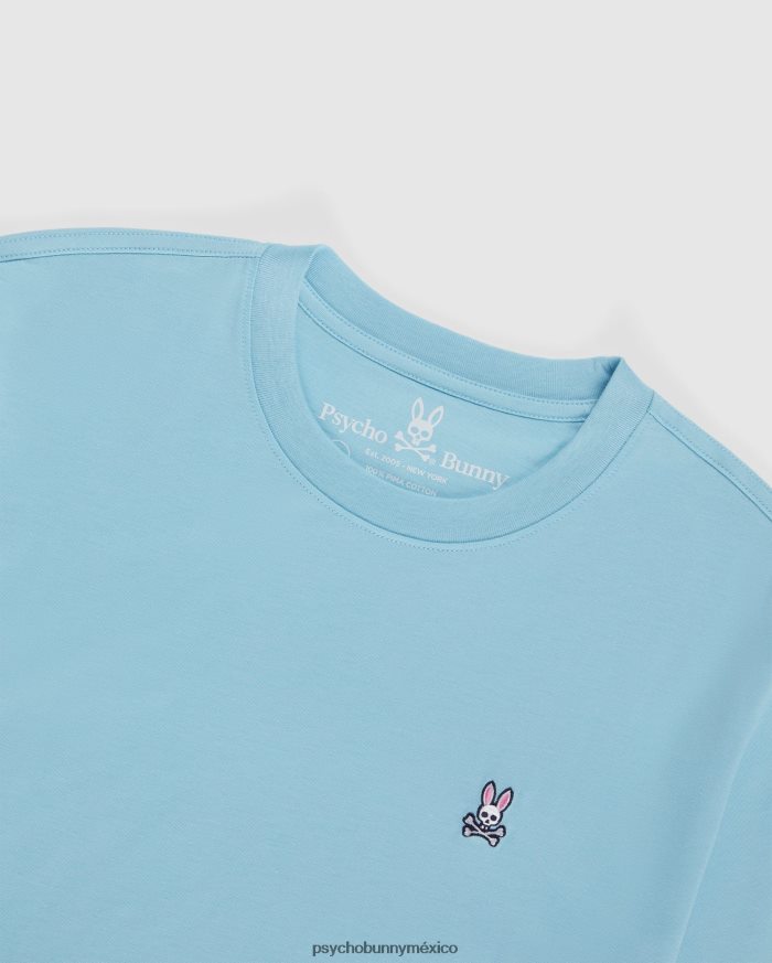 camiseta clásica con cuello redondo para hombre cielo azulR46422176 Psycho Bunny