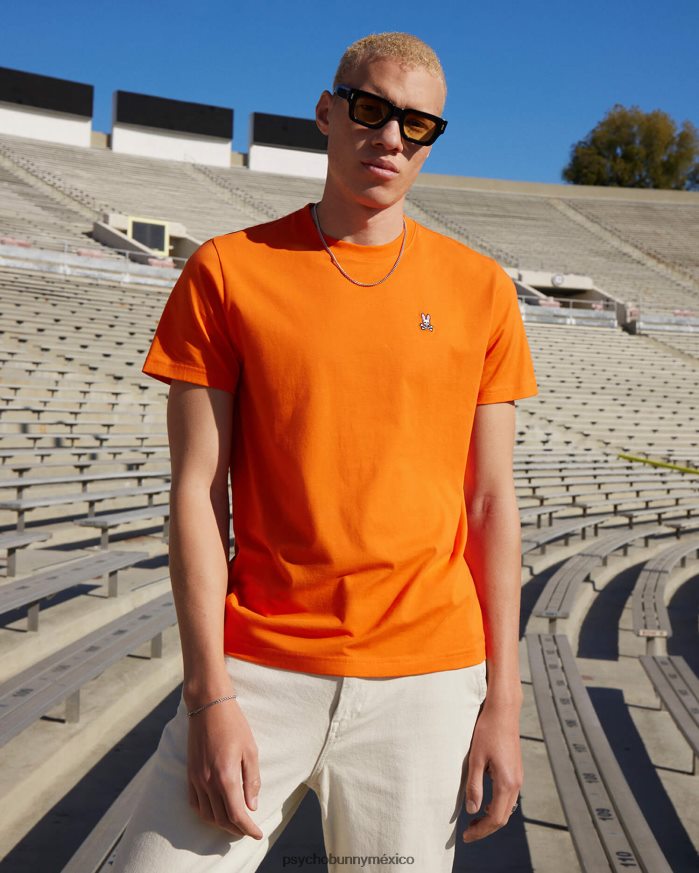 camiseta clásica con cuello redondo para hombre ibis escarlataR46422177 Psycho Bunny