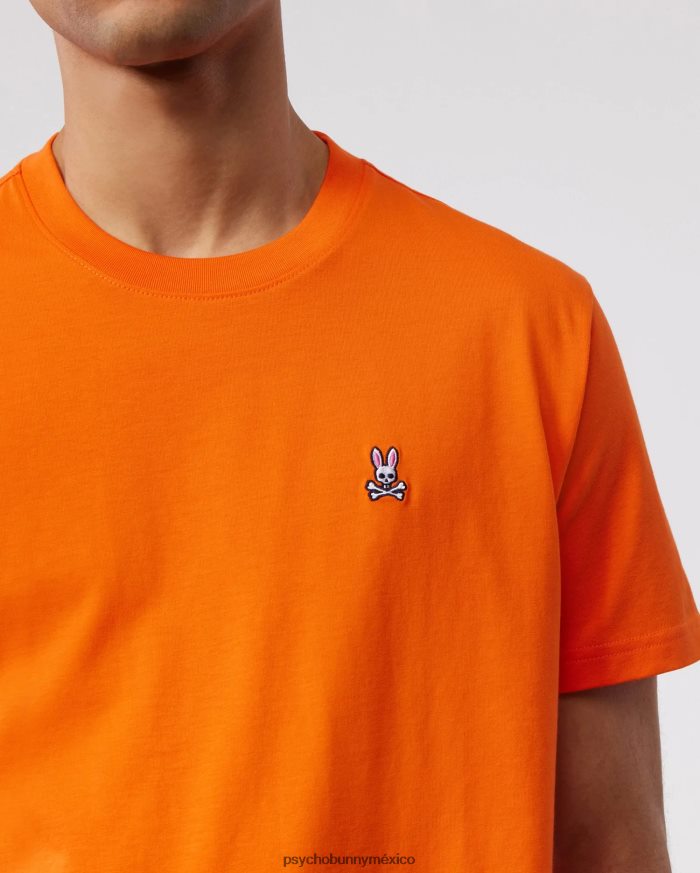 camiseta clásica con cuello redondo para hombre ibis escarlataR46422177 Psycho Bunny