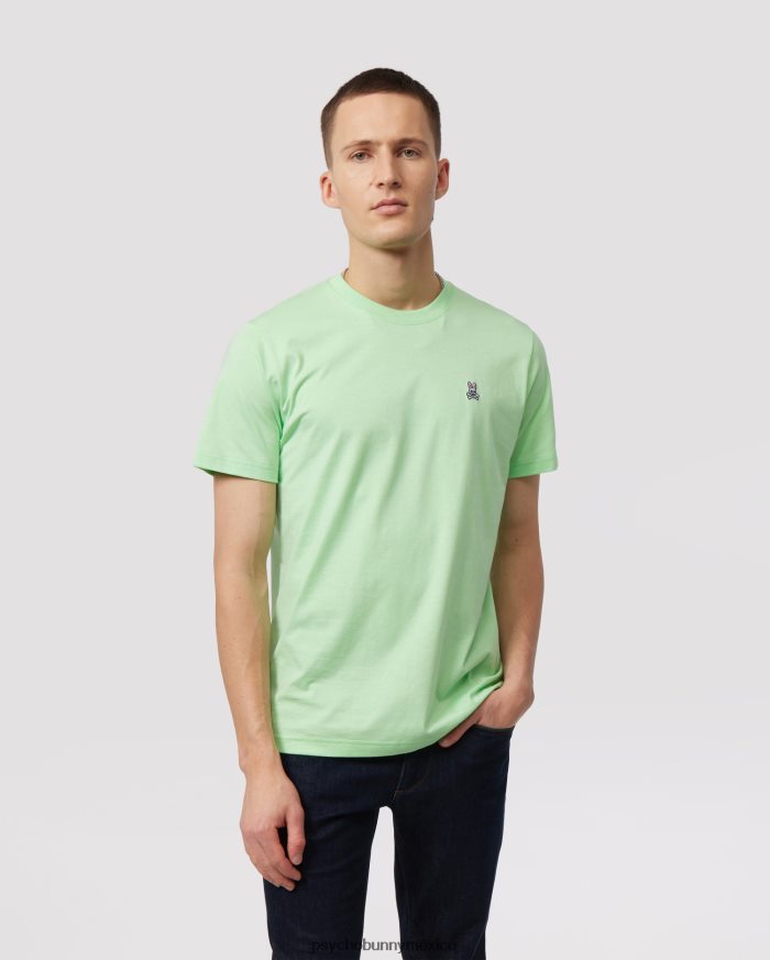 camiseta clásica con cuello redondo para hombre menta heladaR46422175 Psycho Bunny