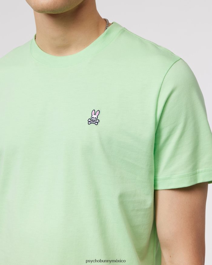 camiseta clásica con cuello redondo para hombre menta heladaR46422175 Psycho Bunny