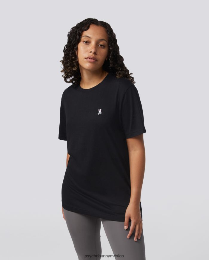 camiseta clásica con cuello redondo para hombre negroR46422178 Psycho Bunny