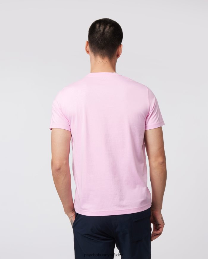 camiseta clásica con cuello redondo para hombre rosa puroR46422106 Psycho Bunny