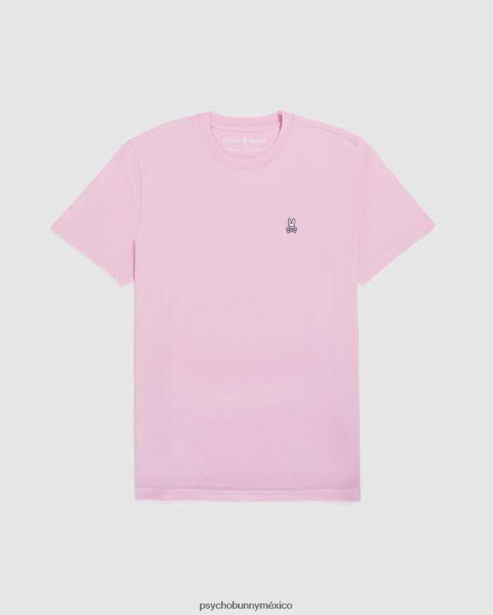 camiseta clásica con cuello redondo para hombre rosa puroR46422106 Psycho Bunny