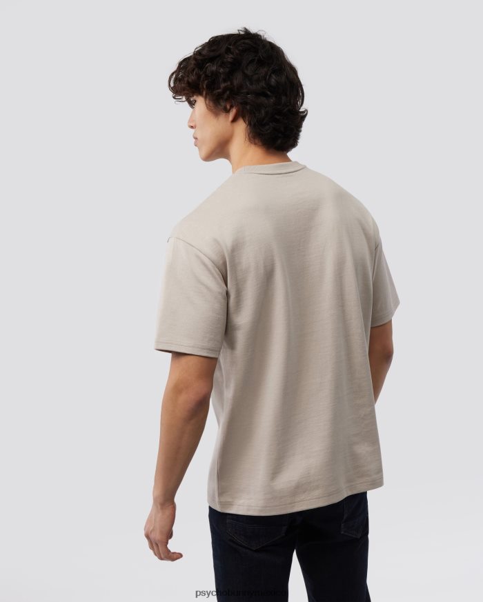 camiseta clásica con cuello redondo y ajuste relajado para hombre areniscaR46422119 Psycho Bunny